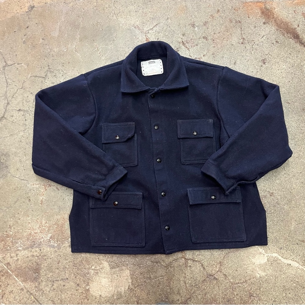 Vintage Steel Grip Heavy Wool Work Jacket (L)